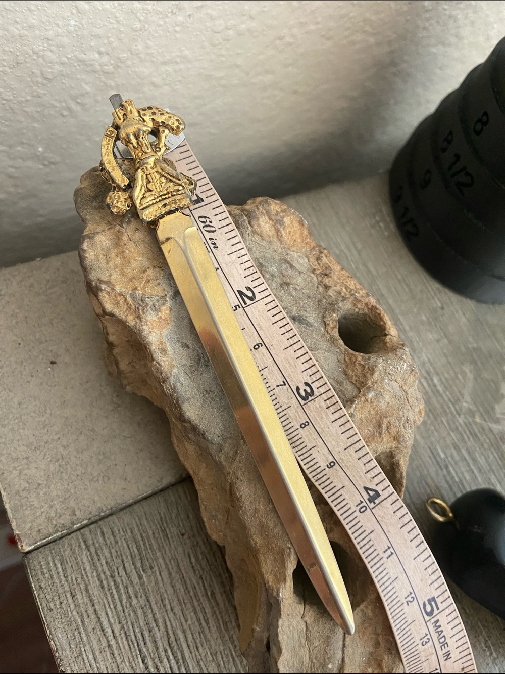 Vintage GRESCO Decorative Letter Opener with Ornate Handle - Picture 5 of 8